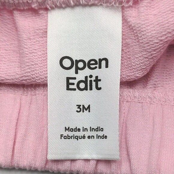 Open Edit Nordstrom Baby Clothes Top & Pants Set / Lot 3M Pink Dream Big NEW - Picture 7 of 10